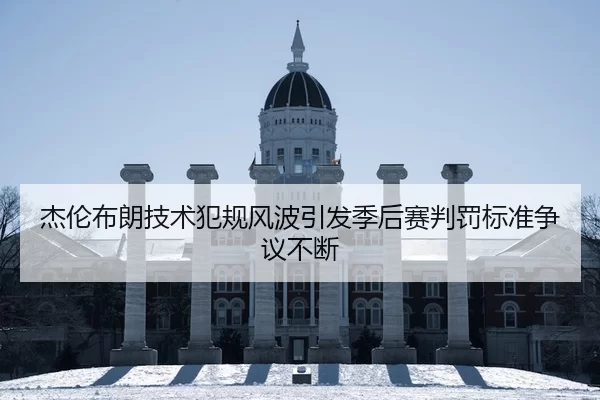 杰伦布朗技术犯规风波引发季后赛判罚标准争议不断